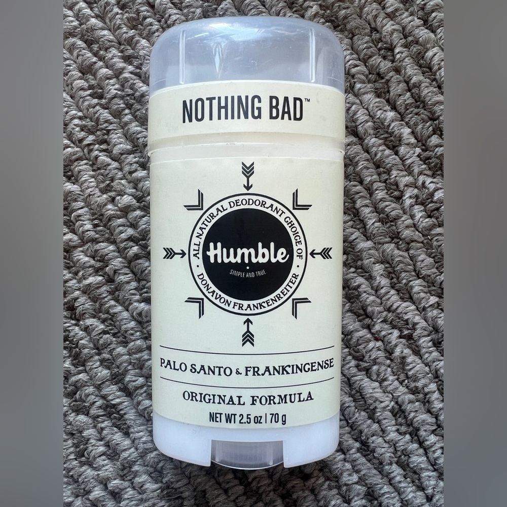 Hard to find humble natural deodorant. Gentle on sensitive skin